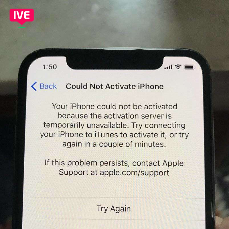 iPhone 11 не активируется